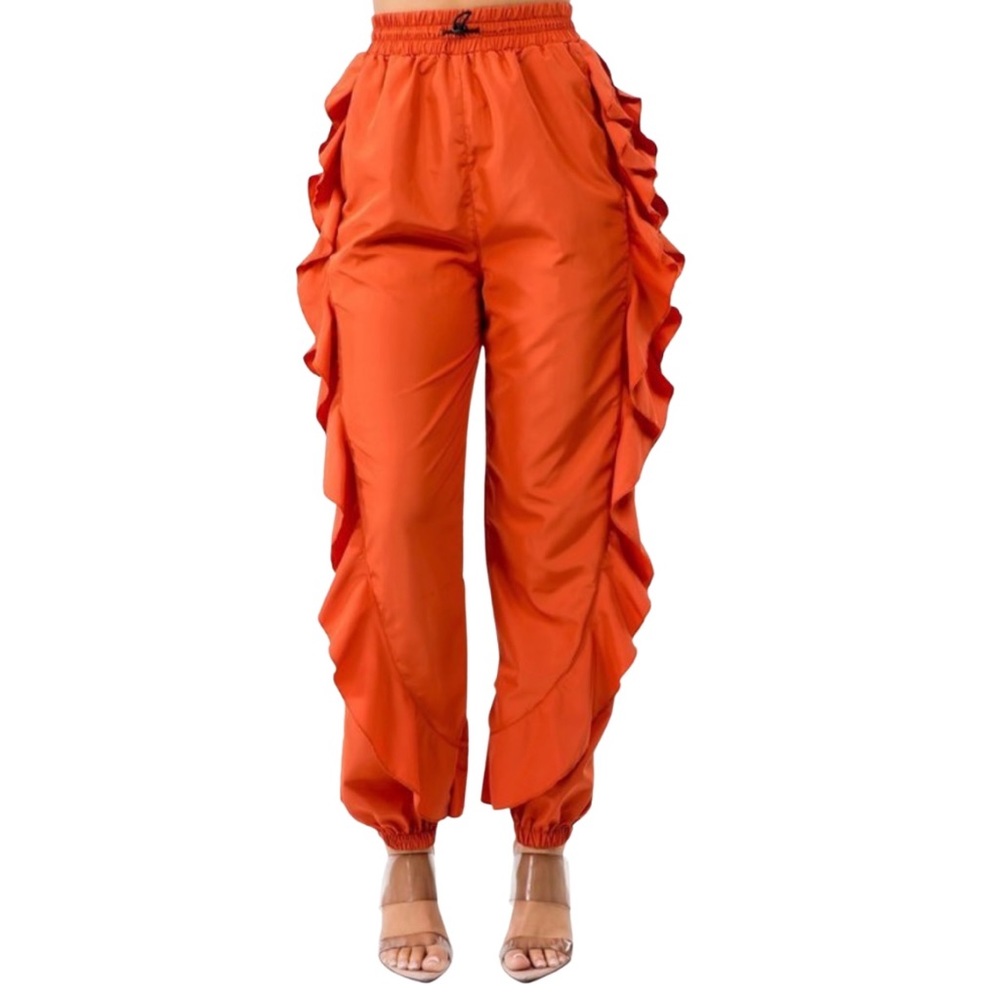Orange Butterfly Pants